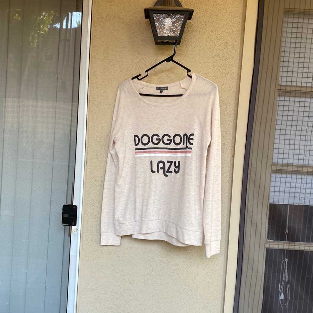 Novelty long sleeve top